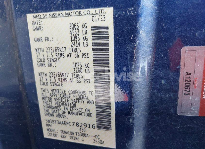 Photo 9 of 2023 Nissan Rogue S FWD (VIN 5N1BT3AA6PC782916)