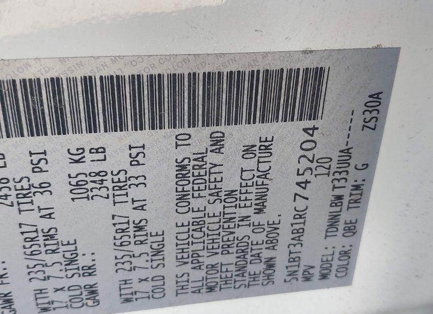 Photo 9 of 2024 Nissan Rogue S INTELLIGENT AWD (VIN 5N1BT3AB1RC745204)