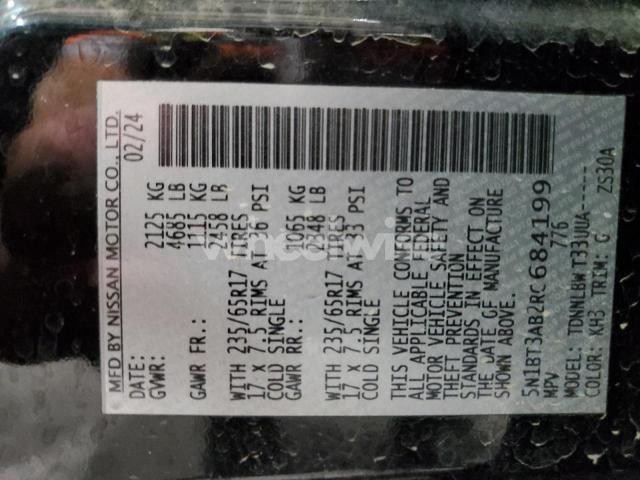 Photo 9 of 2024 NISSAN ROGUE S (VIN 5N1BT3AB2RC684199)