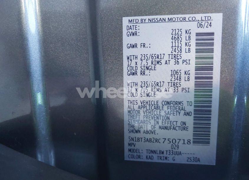 Photo 9 of 2024 Nissan Rogue S INTELLIGENT AWD (VIN 5N1BT3AB2RC750718)