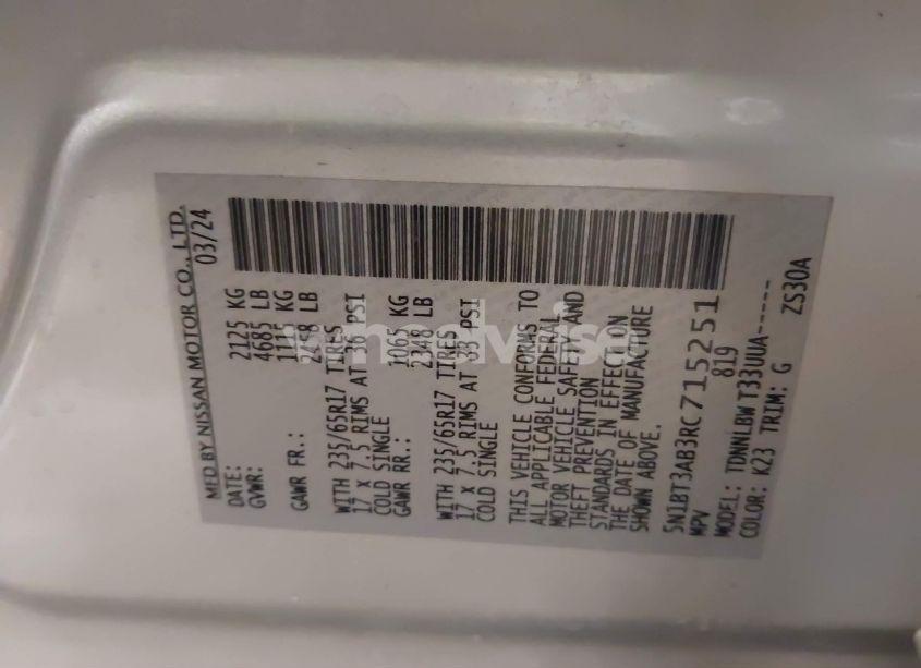 Photo 9 of 2024 Nissan Rogue S INTELLIGENT AWD (VIN 5N1BT3AB3RC715251)