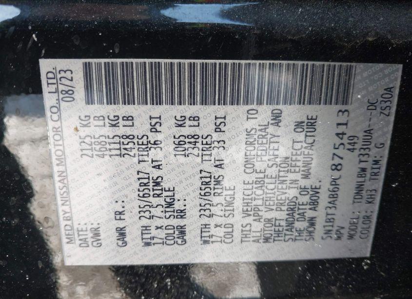 Photo 9 of 2023 Nissan Rogue S INTELLIGENT AWD (VIN 5N1BT3AB6PC875413)