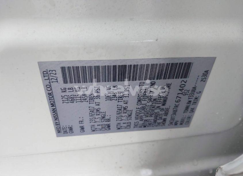 Photo 9 of 2024 Nissan Rogue S INTELLIGENT AWD (VIN 5N1BT3AB7RC671402)