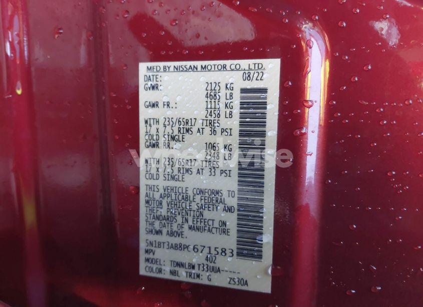 Photo 9 of 2023 Nissan Rogue S INTELLIGENT AWD (VIN 5N1BT3AB8PC671583)