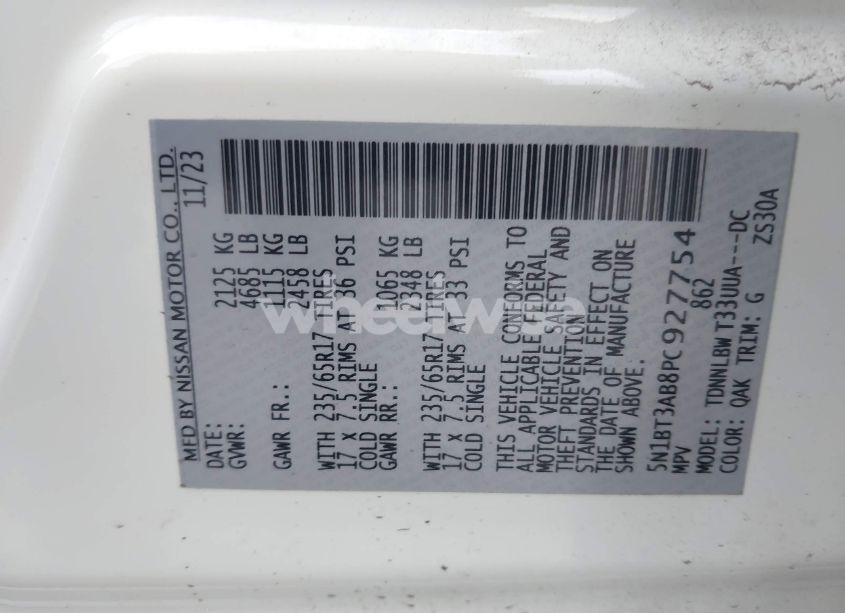 Photo 9 of 2023 Nissan Rogue S INTELLIGENT AWD (VIN 5N1BT3AB8PC927754)