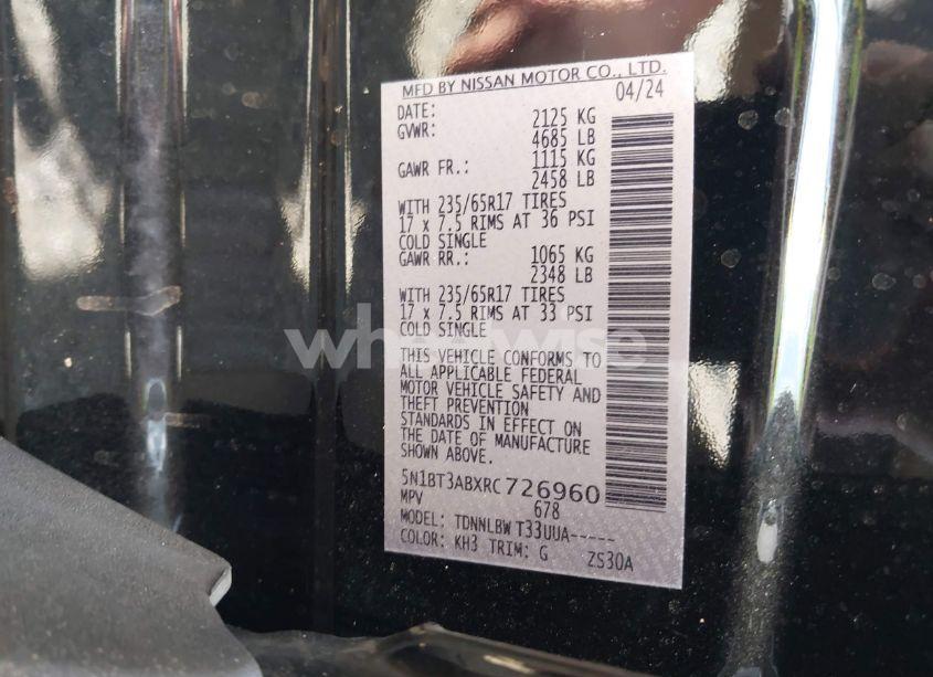 Photo 9 of 2024 Nissan Rogue S INTELLIGENT AWD (VIN 5N1BT3ABXRC726960)