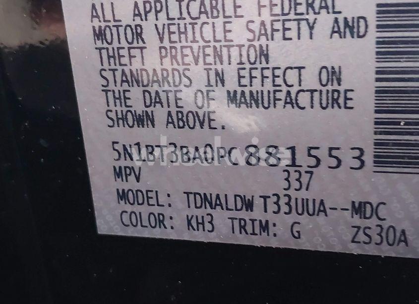 Photo 9 of 2023 Nissan Rogue SV FWD (VIN 5N1BT3BA0PC881553)