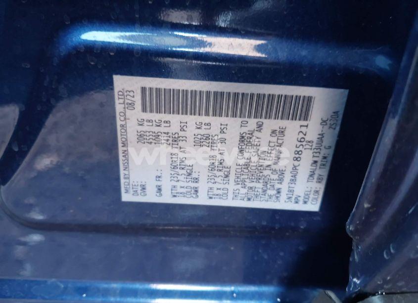 Photo 9 of 2023 Nissan Rogue SV FWD (VIN 5N1BT3BA0PC885621)