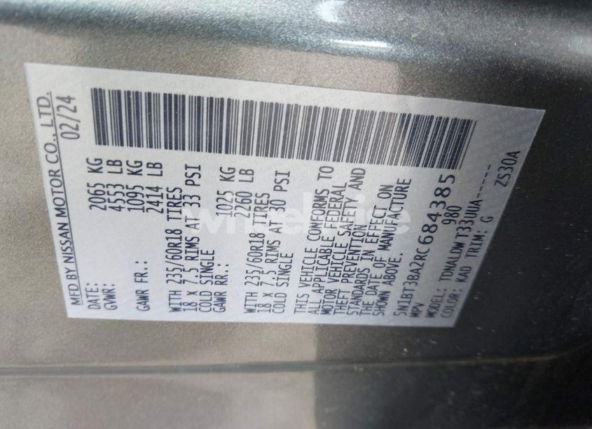 Photo 9 of 2024 Nissan Rogue SV FWD (VIN 5N1BT3BA2RC684385)