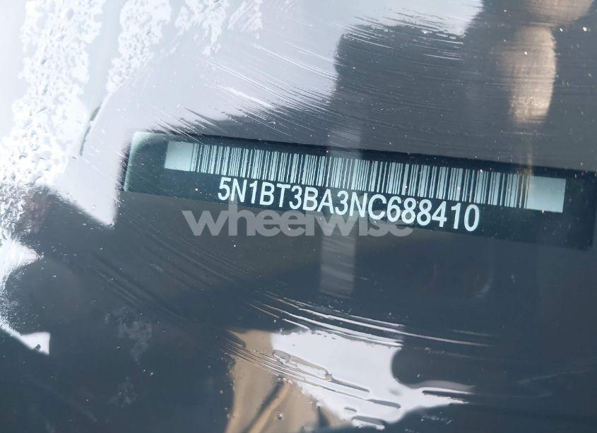 Photo 9 of 2022 Nissan Rogue SV FWD (VIN 5N1BT3BA3NC688410)