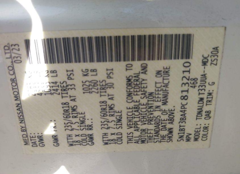 Photo 9 of 2023 Nissan Rogue SV FWD (VIN 5N1BT3BA4PC813210)