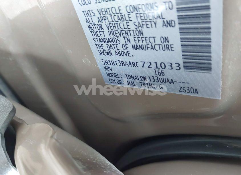 Photo 9 of 2024 Nissan Rogue SV FWD (VIN 5N1BT3BA4RC721033)