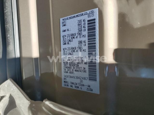 Photo 7 of 2025 NISSAN ROGUE SV (VIN 5N1BT3BA4SC842487)