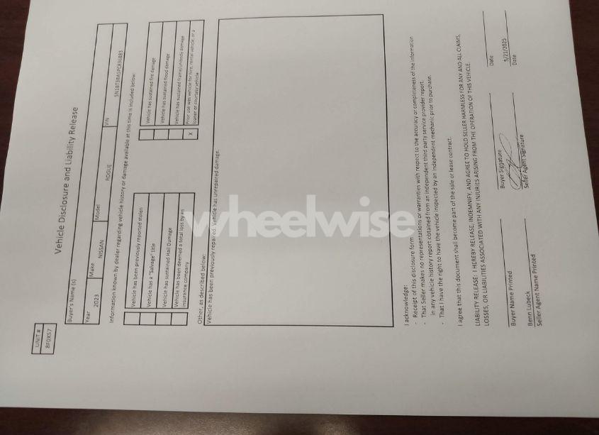 Photo 17 of 2023 Nissan Rogue SV FWD (VIN 5N1BT3BA5PC836883)