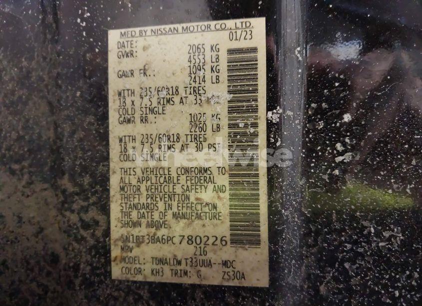 Photo 9 of 2023 Nissan Rogue SV FWD (VIN 5N1BT3BA6PC780226)