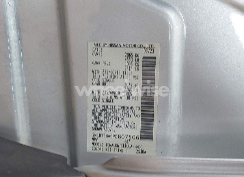 Photo 9 of 2023 Nissan Rogue SV FWD (VIN 5N1BT3BA6PC807506)