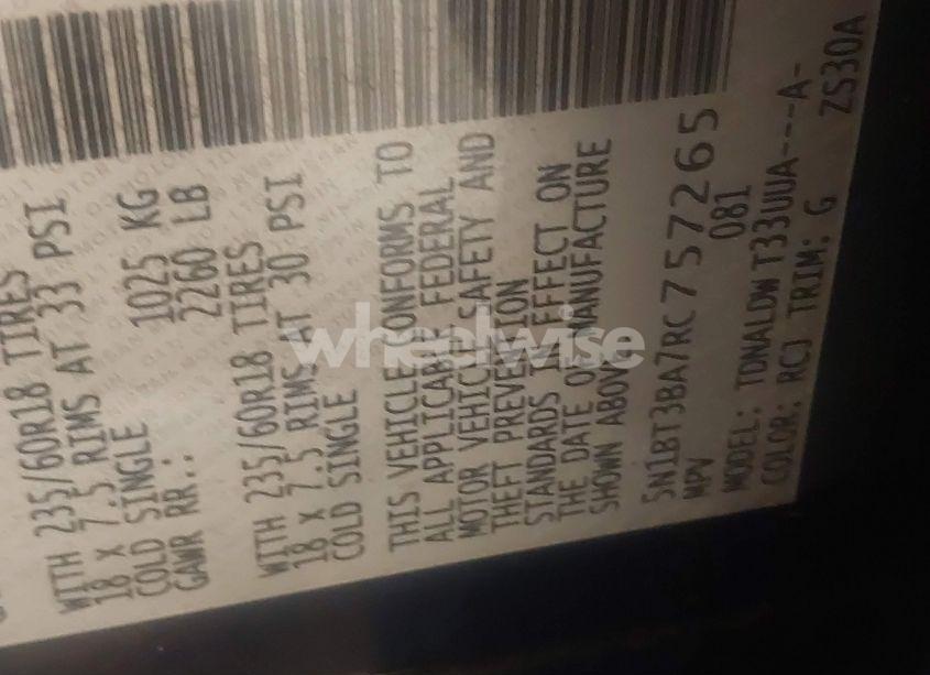 Photo 9 of 2024 Nissan Rogue SV FWD (VIN 5N1BT3BA7RC757265)