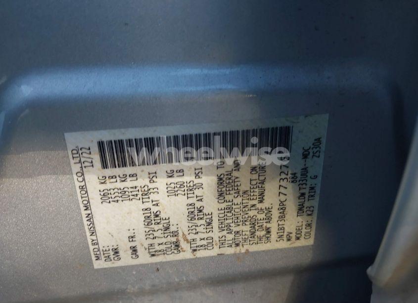 Photo 9 of 2023 Nissan Rogue SV FWD (VIN 5N1BT3BA8PC773276)