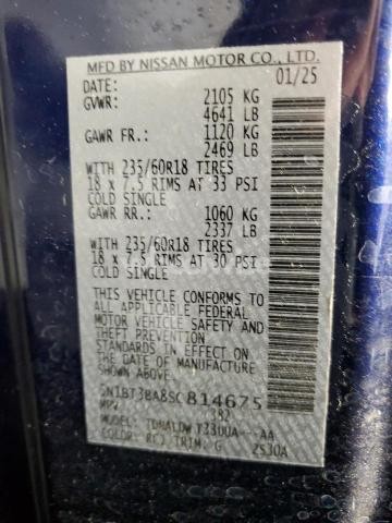 2025 NISSAN ROGUE SV (VIN 5N1BT3BA8SC814675) main photo