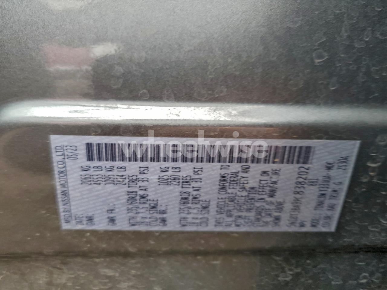 Photo 14 of 2023 NISSAN ROGUE SV (VIN 5N1BT3BA9PC838202)