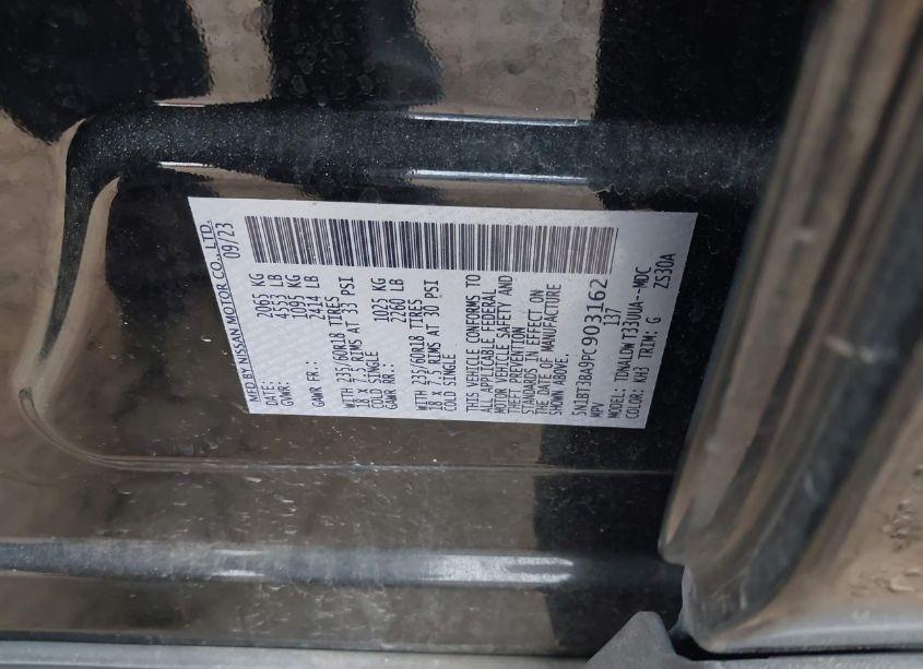 Photo 9 of 2023 Nissan Rogue SV FWD (VIN 5N1BT3BA9PC903162)