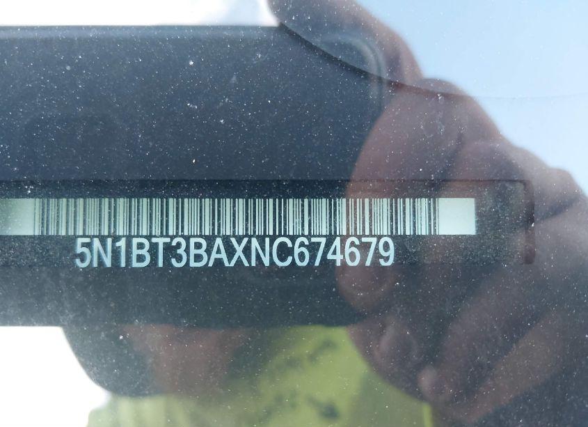 Photo 9 of 2022 Nissan Rogue SV FWD (VIN 5N1BT3BAXNC674679)