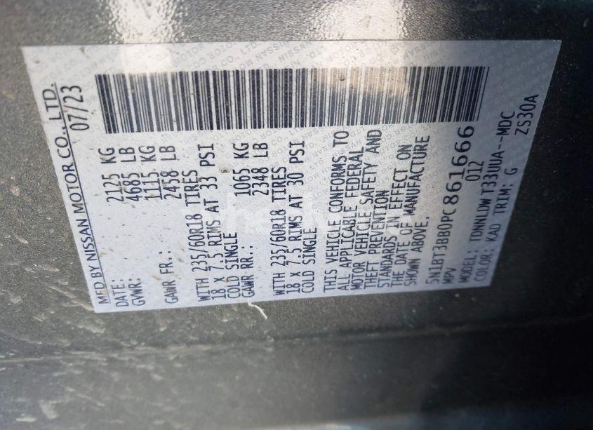 Photo 9 of 2023 Nissan Rogue SV INTELLIGENT AWD (VIN 5N1BT3BB0PC861666)