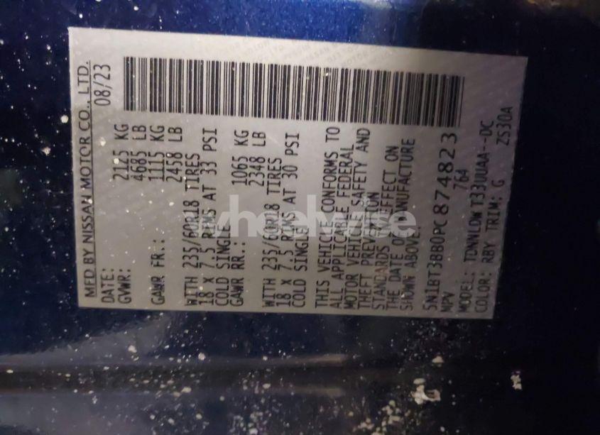 Photo 9 of 2023 Nissan Rogue SV INTELLIGENT AWD (VIN 5N1BT3BB0PC874823)