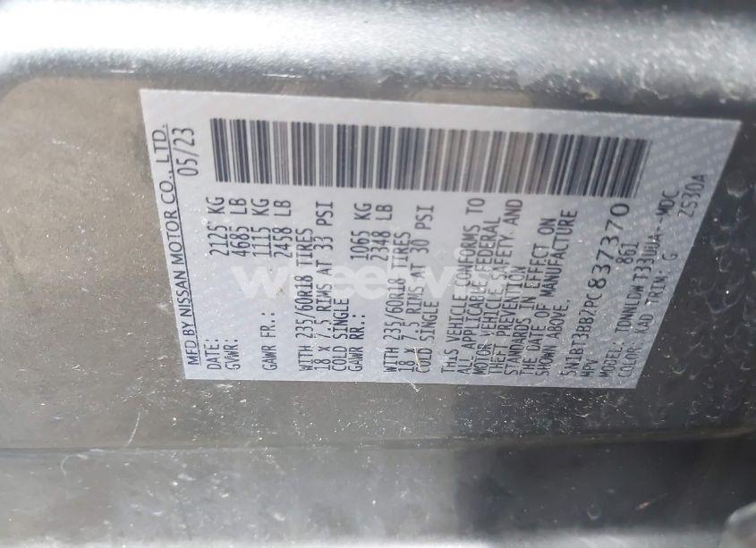 Photo 9 of 2023 Nissan Rogue SV INTELLIGENT AWD (VIN 5N1BT3BB2PC837370)