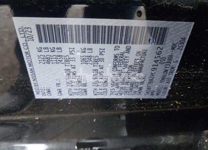 Photo 9 of 2023 Nissan Rogue SV INTELLIGENT AWD (VIN 5N1BT3BB2PC914562)