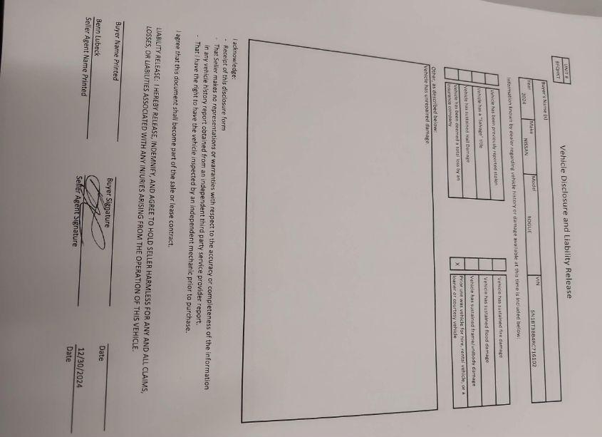 Photo 19 of 2024 Nissan Rogue SV INTELLIGENT AWD (VIN 5N1BT3BB4RC716102)