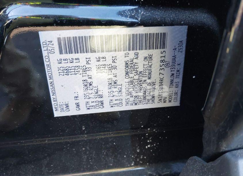 Photo 9 of 2024 Nissan Rogue SV INTELLIGENT AWD (VIN 5N1BT3BB4RC735815)