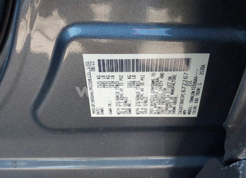 Photo 9 of 2023 Nissan Rogue SV INTELLIGENT AWD (VIN 5N1BT3BB5PC672267)