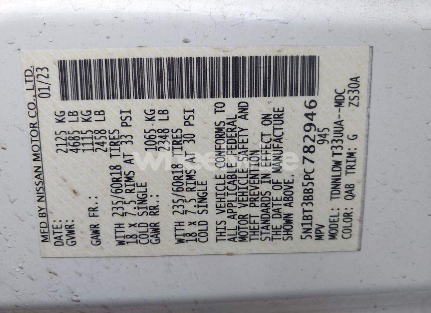 Photo 9 of 2023 Nissan Rogue SV INTELLIGENT AWD (VIN 5N1BT3BB5PC782946)