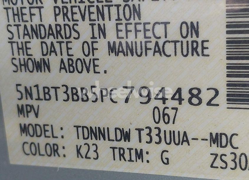 Photo 9 of 2023 Nissan Rogue SV INTELLIGENT AWD (VIN 5N1BT3BB5PC794482)