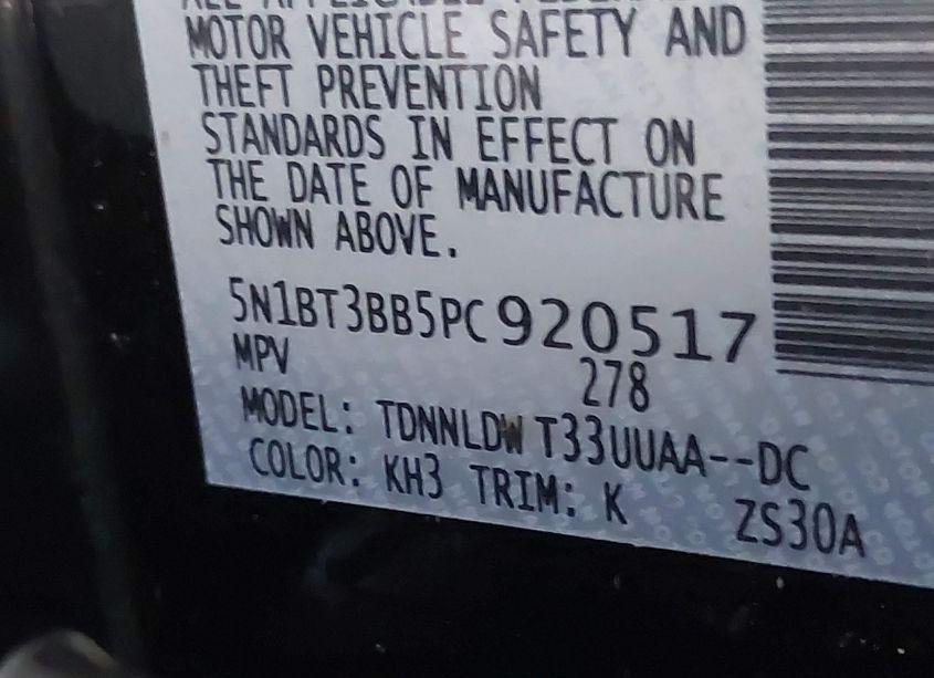 Photo 9 of 2023 Nissan Rogue SV INTELLIGENT AWD (VIN 5N1BT3BB5PC920517)