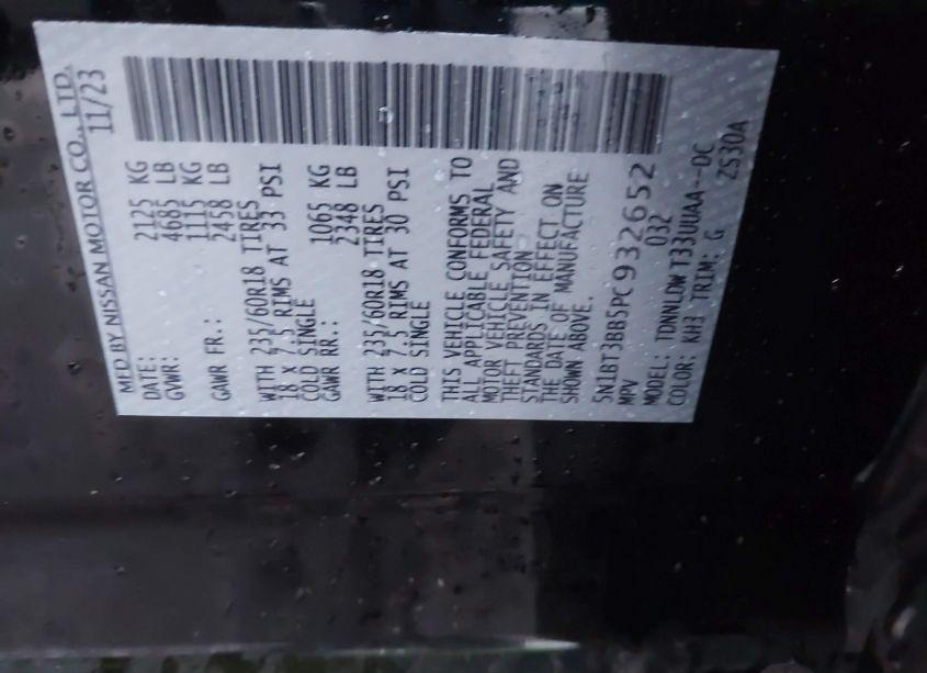 Photo 9 of 2023 Nissan Rogue SV INTELLIGENT AWD (VIN 5N1BT3BB5PC932652)