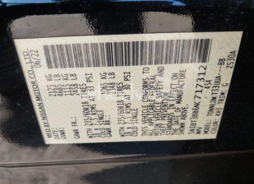 Photo 9 of 2022 Nissan Rogue SV INTELLIGENT AWD (VIN 5N1BT3BB6NC717312)