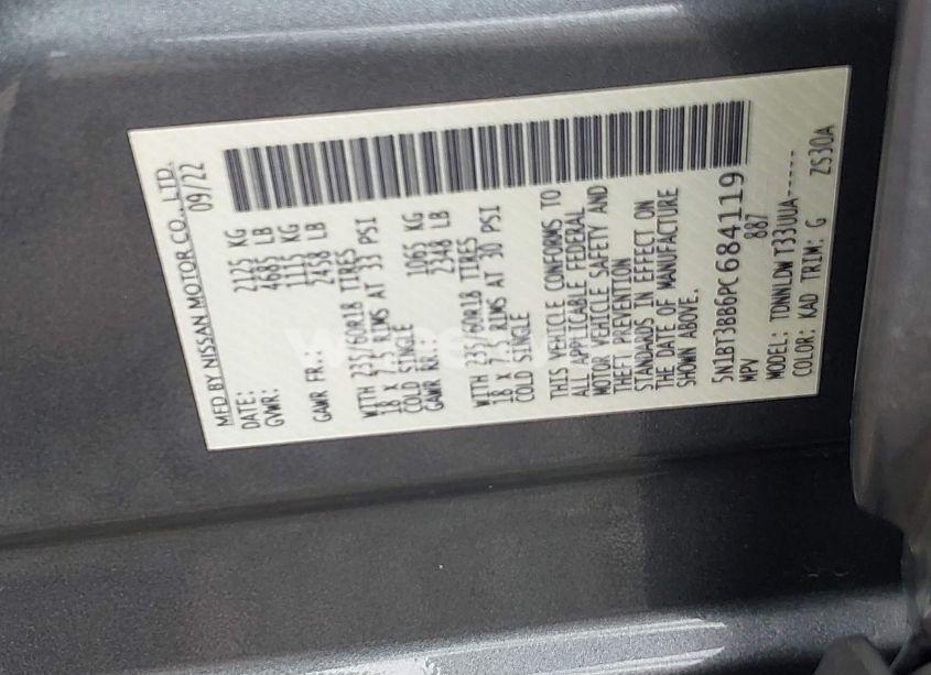 Photo 9 of 2023 Nissan Rogue SV INTELLIGENT AWD (VIN 5N1BT3BB6PC684119)