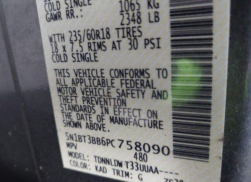 Photo 9 of 2023 Nissan Rogue SV INTELLIGENT AWD (VIN 5N1BT3BB6PC758090)