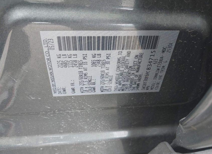 Photo 9 of 2023 Nissan Rogue SV INTELLIGENT AWD (VIN 5N1BT3BB6PC834715)