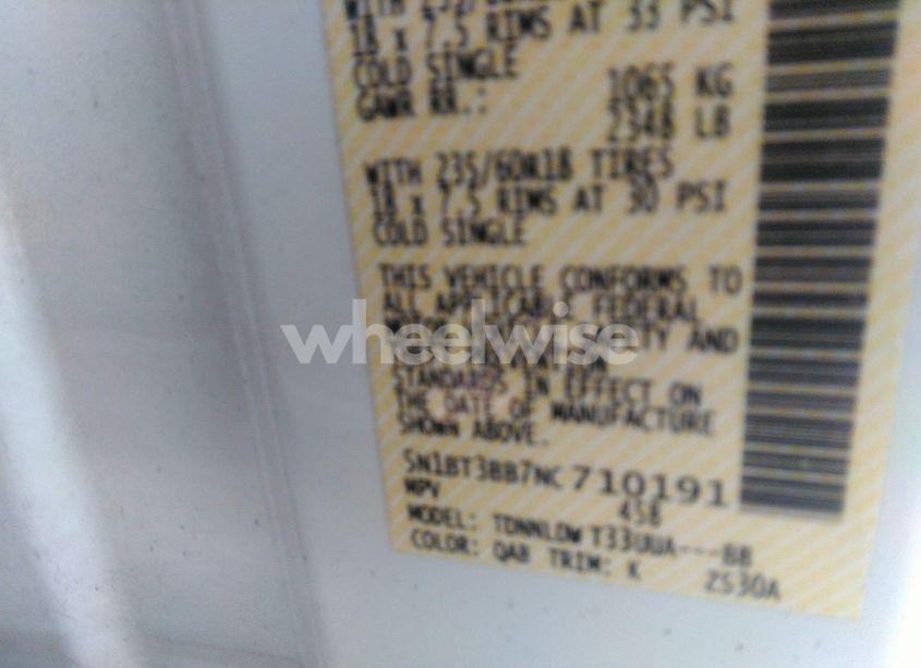 Photo 9 of 2022 Nissan Rogue SV INTELLIGENT AWD (VIN 5N1BT3BB7NC710191)