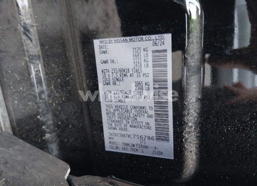 Photo 9 of 2024 Nissan Rogue SV INTELLIGENT AWD (VIN 5N1BT3BB7RC756786)