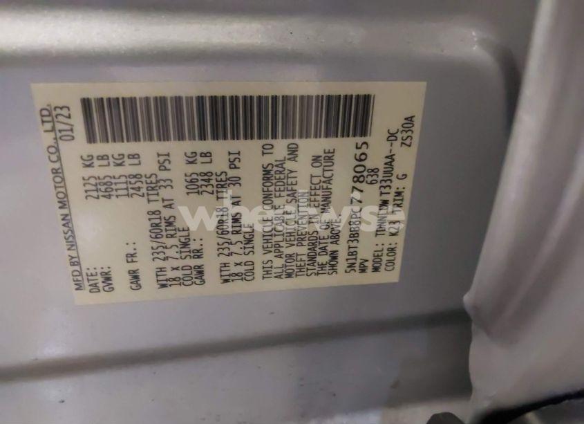 Photo 9 of 2023 Nissan Rogue SV INTELLIGENT AWD (VIN 5N1BT3BB8PC778065)