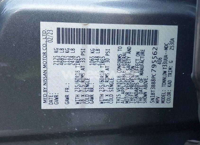 Photo 9 of 2023 Nissan Rogue SV INTELLIGENT AWD (VIN 5N1BT3BB8PC795562)