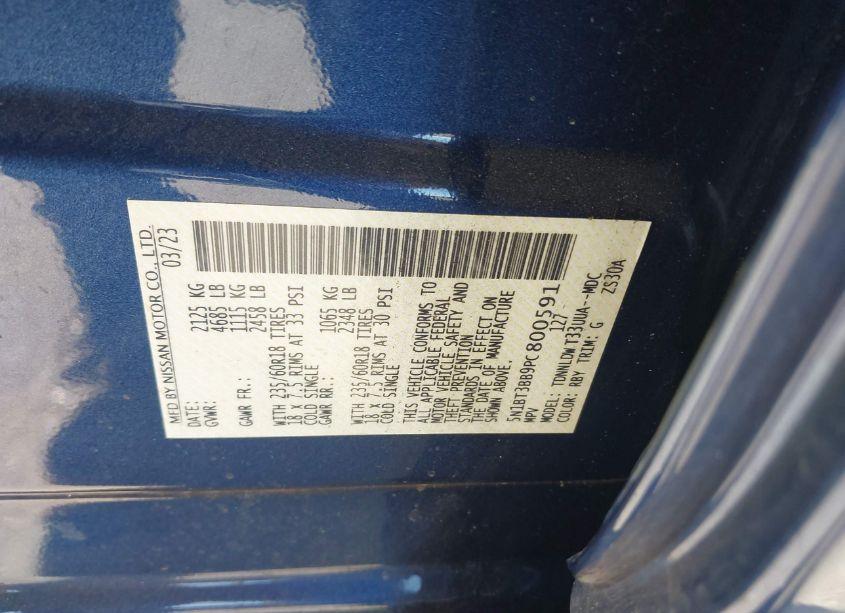 Photo 9 of 2023 Nissan Rogue SV INTELLIGENT AWD (VIN 5N1BT3BB9PC800591)