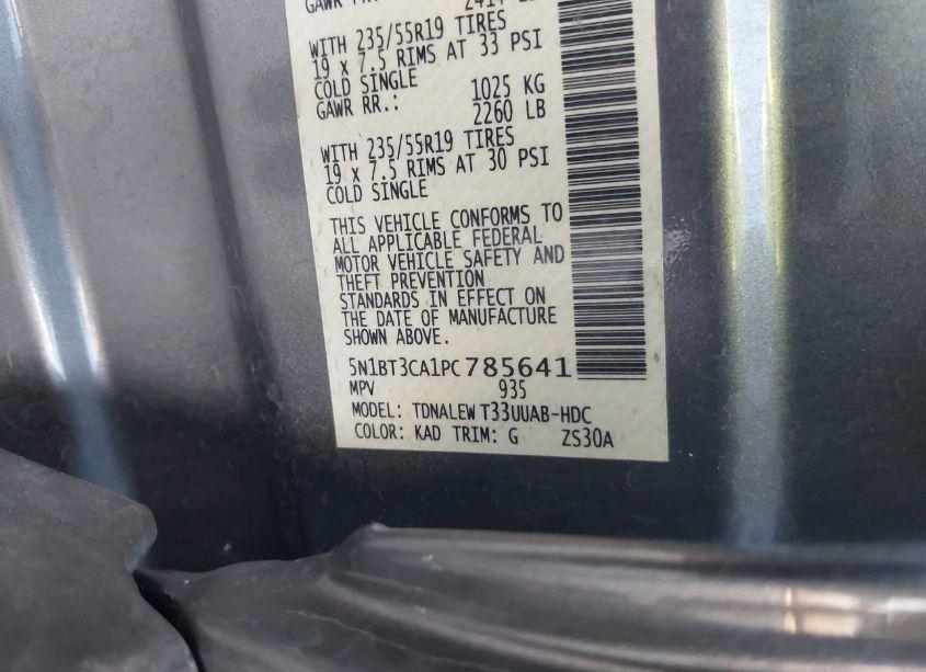 Photo 9 of 2023 Nissan Rogue SL FWD (VIN 5N1BT3CA1PC785641)