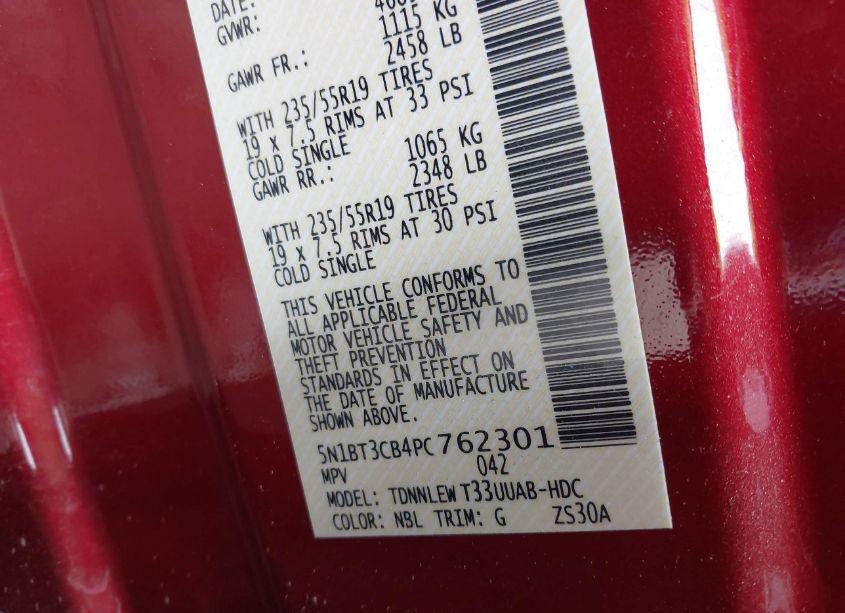 Photo 9 of 2023 Nissan Rogue SL INTELLIGENT AWD (VIN 5N1BT3CB4PC762301)