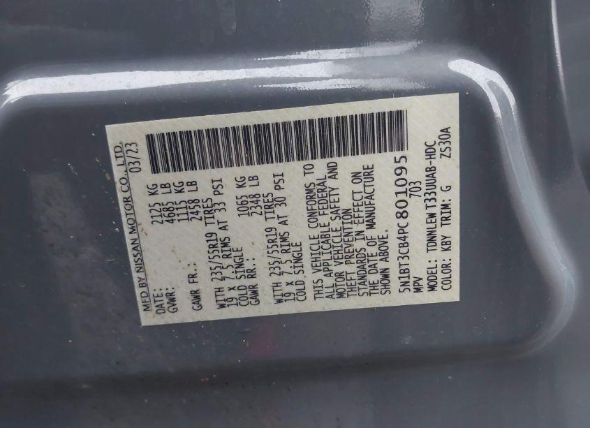 Photo 9 of 2023 Nissan Rogue SL INTELLIGENT AWD (VIN 5N1BT3CB4PC801095)