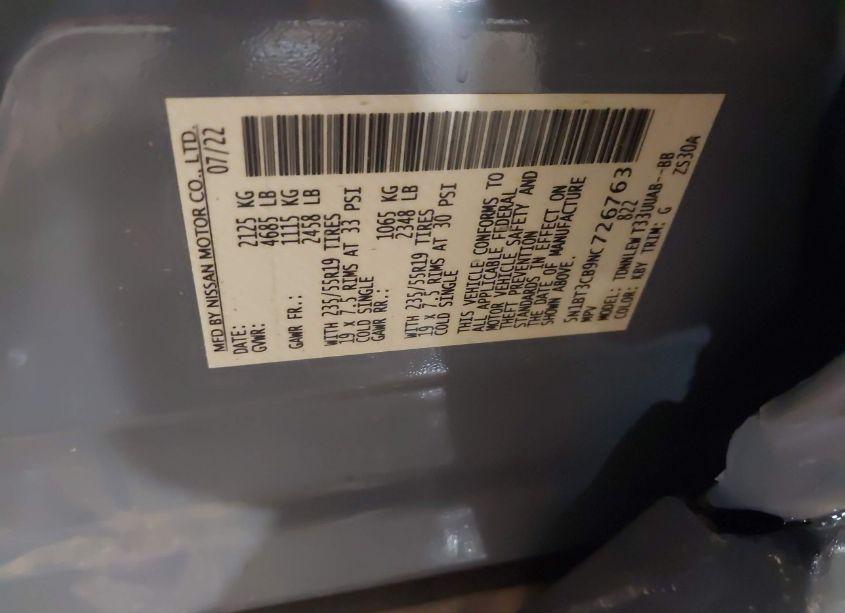 Photo 9 of 2022 Nissan Rogue SL INTELLIGENT AWD (VIN 5N1BT3CB9NC726763)